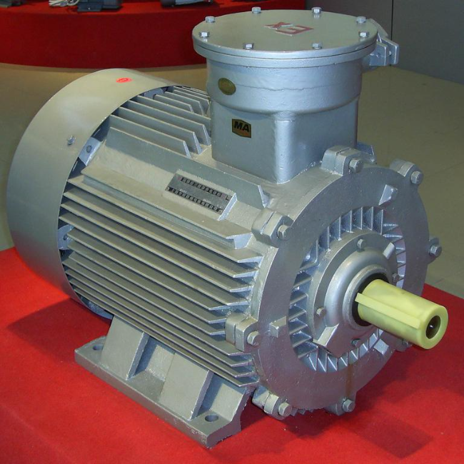 YBE2-160M-6防爆电机45°角实拍